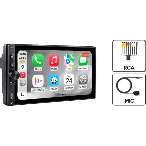 CarPlay, Dimensioni del display, Connettività wireless, Microfono K60 cablato (1/2)