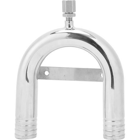 Boucle Ventilée de Siphon en Acier Inoxydable 316, Surface Lisse Précise Polie Antirouille de 32 Mm Adaptée pour Bateau Yacht RV. (1/5)