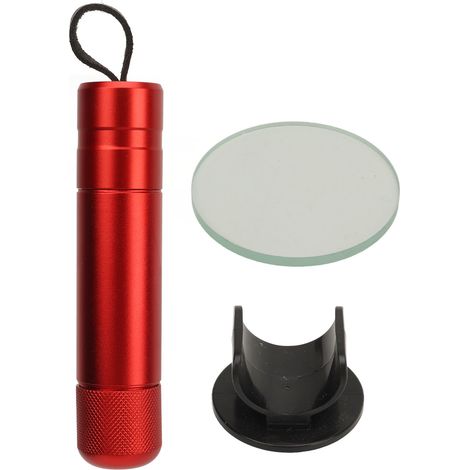 GARRYFIZH Brise-vitre de voiture coupe-ceinture de sécurité en alliage d'aluminium à fort impact outil de sauvetage de véhicule rouge