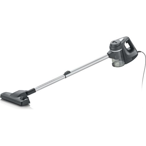 Aspirateur Balai avec Fil - 600W - Tube télescopique - Réservoir 500ml sans Sac - Compact et léger - Câble 6 mètres - 4 Embouts - Noir, CY 7080 (1/5)
