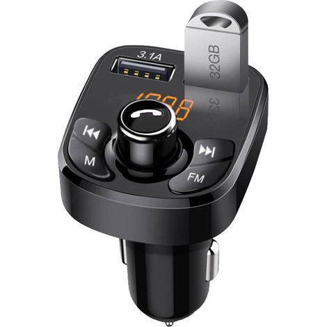 Bluetooth-MP3-Player fürs Auto, FM-Transmitter fürs Auto, Freisprecheinrichtung fürs Auto, Musik-USB-Stick (1/3)