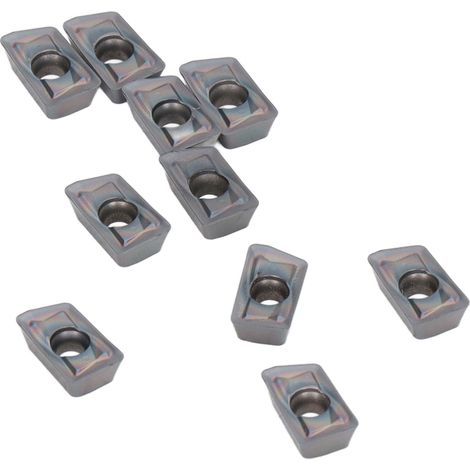 10 Stück Dreheinsätze, farbig, präzisionsgefertigt, Hartmetall-Einsätze, beschichtet, hohe Schnittgeschwindigkeit, CNC-Hartmetallklingen (1/5)