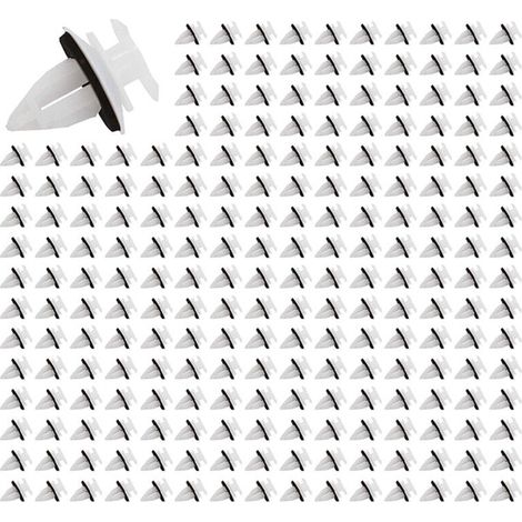 Convient pour 300 pièces de rivets à pression en plastique 51418224768, applicable aux panneaux de garniture de fixation automatique des panneaux de porte de voiture E46, E53, E90, E91 et E70.