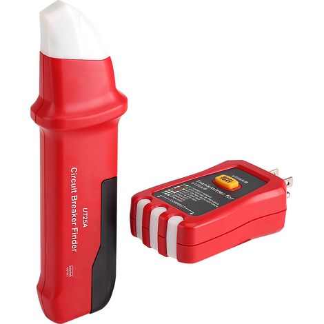 Comprobador de circuitos profesional Uni T UT25A/B con transmisor de prueba de enchufes y sensibilidad ajustable para el diagnóstico de armarios de control. (1/5)