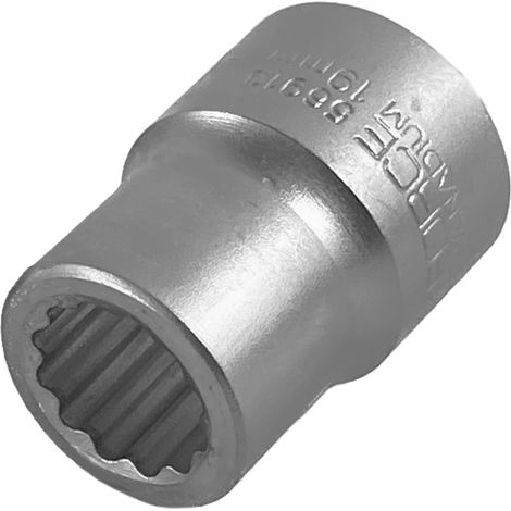 Chiave a bussola da 3/4" (19 mm) a 12 punte in acciaio Cr-V (1/2)