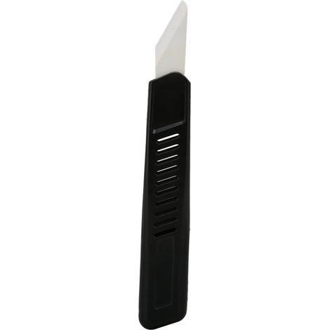 Couteau de Cuir Lame Céramique Manche Plastique Compact Léger Durable pour Découpe et Affûtage (1/5)