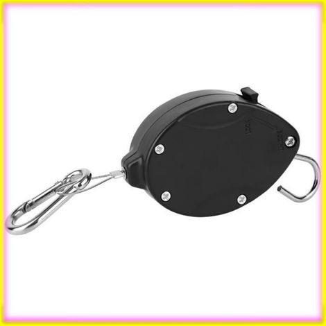 Crochet de suspension rétractable, cintre en métal pour plantes en pot, capacité de 25 kg, longueur réglable pour le jardinage sur (1/4)