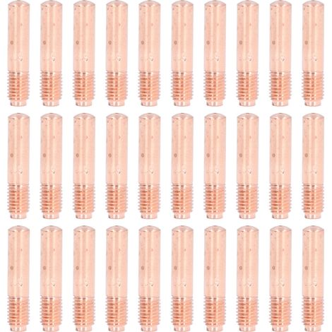 Embouts de Contact 000068 0,035 pouces, 30 pièces, pointe de soudage en laiton de remplacement pour Miller M10 M15 M25 M40 M150, torche MIG