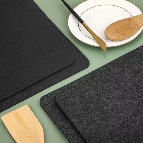 Tapis silicone friteuse air, protection chaleur plan travail antidérapant (1/5)