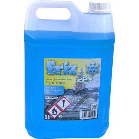 Lave glace été - hiver sans méthanol anti givre démoustiqueur 5L