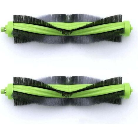 Juego de 2 rodillos y cepillo central para aspiradora robot compatible con R1138 R111840 - Repuestos ideales - KZQ