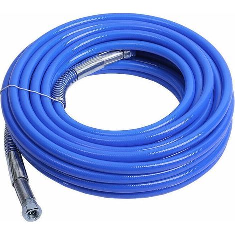 – Tuyau de pulvérisation sans air 15 m x 1/4 po – Polyéthylène flexible pour pulvérisateur peinture – Compatible systèmes HEA (1/5)