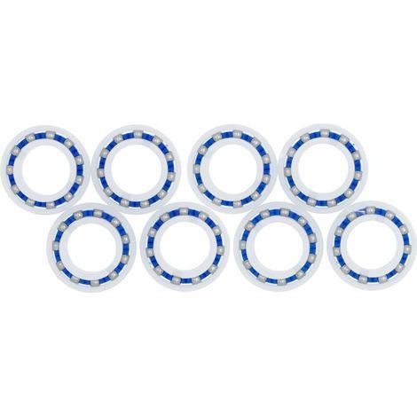 Jeu de 8 roulements à billes adaptables pour roue du robot nettoyeur de piscine Polaris 280 180 C60 C-60 (1/5)