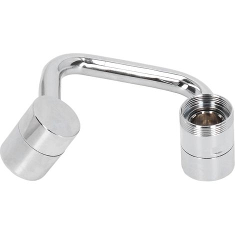 Rallonge de robinet en cuivre, acier inoxydable et ABS, rotation à 1080°, diamètre intérieur de 22 mm, adaptateur de robinet rotatif (1/5)