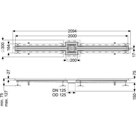 KESSEL 6302200 Gouttière fendue Ferrofix