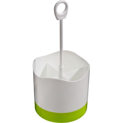 Premier Housewares Lime Green 4 Compartment Cutlery Caddy (1/2)