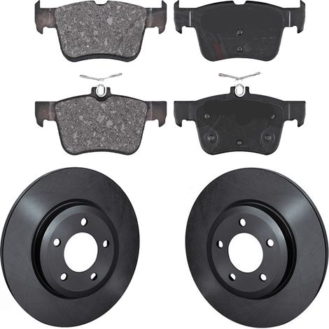 KIT FRENI POSTERIORI compatibile con FORD KUGA III (DFK) - DISCHI + PASTIGLIE OEM: BPD1373 / BDS1559 /SOSTITUZIONE DIRETTA/BASSA POLVERE/SILENZIOSO (1/5)