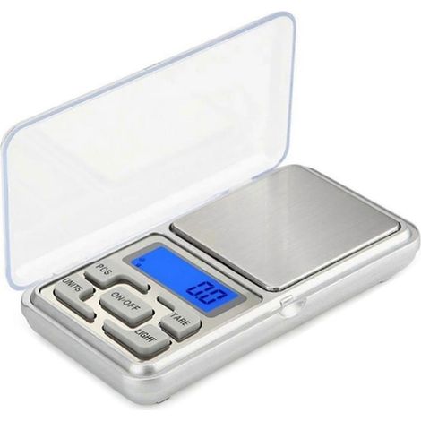 Präzise digitale Schmuckwaage in Gramm, Mini-Taschenwaage für industrielle Anwendungen, geeignet für Tee und Gold bis 500 g/0,1 (1/4)