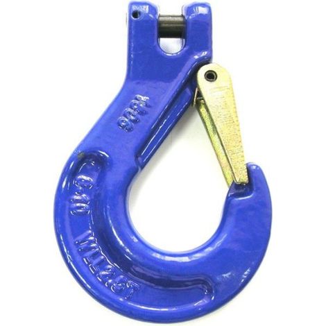 Crochet De Suspension À Broche - Classe G10 - Diamètre 8 mm - Revêtement Poudré Bleu - 1 Pièce (1/2)