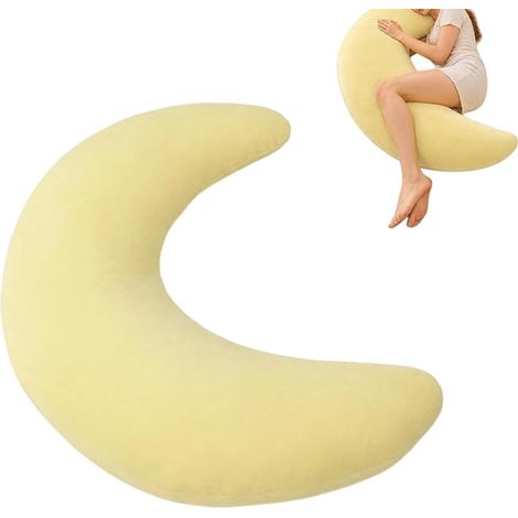 Oreiller De Corps Long Coussin De Soutien En Forme De Demi-Lune 180 cm Pour Oreiller Corporel Complet Pour La Maison, Chambre, Canapé, Dortoir, Sommeil , En Journée (1/5)