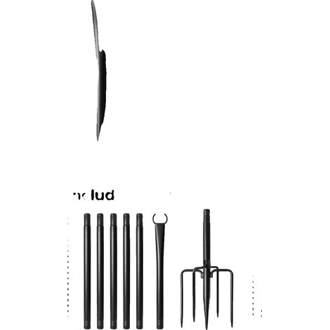 Aufhängestange, verstellbare Höhe, vielseitige Outdoor-Dekoration, 8PCS (1/2)