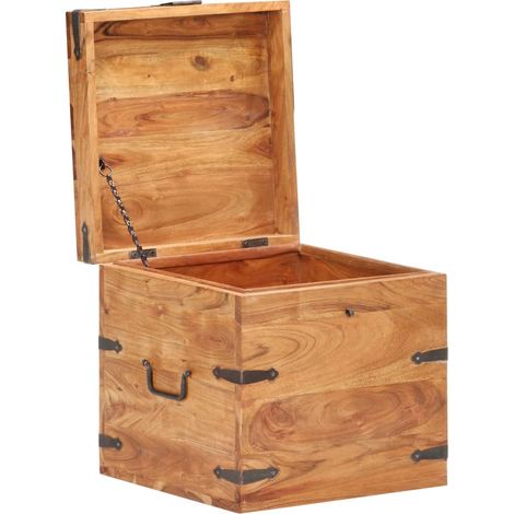 Maison Exclusive - Baule 40x40x40 cm in Legno Massello di Acacia