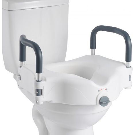 Rehausseur de Toilette avec Accoudoirs - Réhausse WC Charge 136 (1/5)