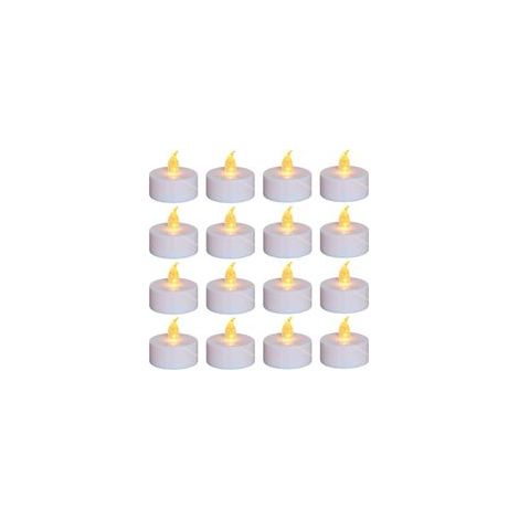 Set di 24 candele tealight a LED senza fiamma, luce gialla calda, alimentate a batteria per oltre 100 ore, ideali per feste, matrimoni, compleanni, regali e decorazioni per la casa. (1/4)