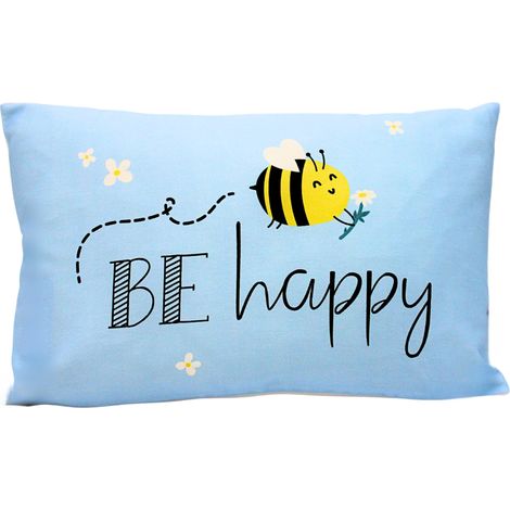 Coussin décoratif Coussin Douillet avec Abeille Oreiller L/l/H Environ 40 x 13 x 23 cm 100% Coton (1/5)