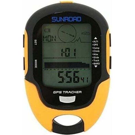 Altimètre GPS Multifonctionnel FR510 Altimètre de Navigation GPS Extérieur Compas Instrument de Mesure de l'Humidité de la Température (1/4)