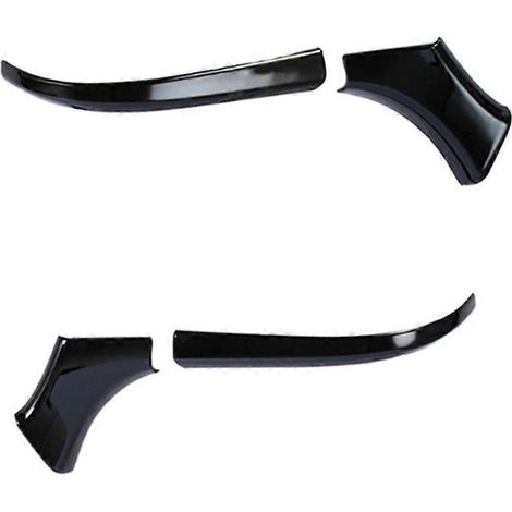 Caché decorativo base de retrovisor interior para Toyota RHD, negro (1/5)