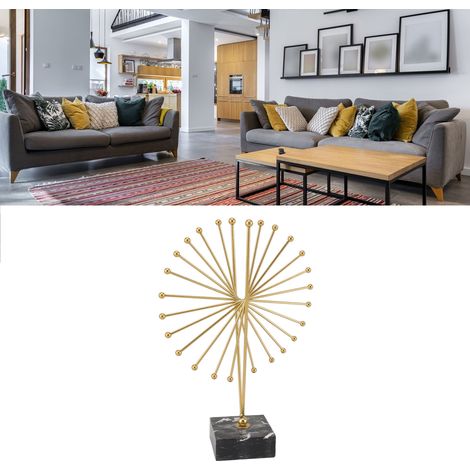 Luxuriöses, leichtes, abstraktes und kreatives Metallornament, personalisierte Dekoration für Wohnzimmer, Schlafzimmer, Büro, Ausstellungsraum, Kunsthandwerk 7140L-0102 (1/5)