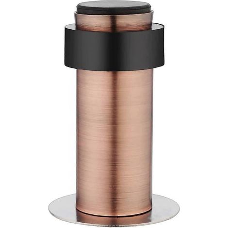 Bodenmontierter Türstopper, kein Bohren erforderlich, Edelstahl, Gummidämpfer, Rotbronze, 55 x 45 mm, 1,8/2,4/3,2 Zoll (1/5)