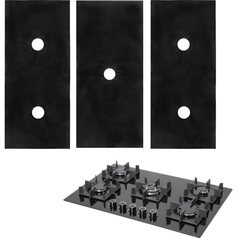 Bardusch - Protection Plaque Cuisson Gaz - Tapis de Cuisinière à Brûleurs - Housse de Protection pour Plaques de Cuisson (1/5)