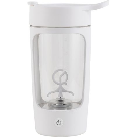 Gobelet à milkshake blanc de 650 ml, shaker électrique, mixeur universel, gourde de sport, grand gobelet pour poudre de (1/5)
