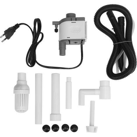 Pompe à eau submersible triple silencieuse 10W avec kit dégraissant pour aquarium – 600 L/h (1/5)