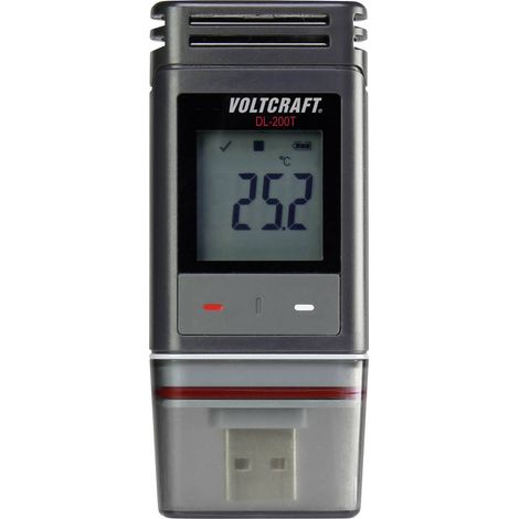 VOLTCRAFT DL-200 T DL-200T Data logger temperatura Misura: Temperatura -30 fino a +60 °C Funzione PDF