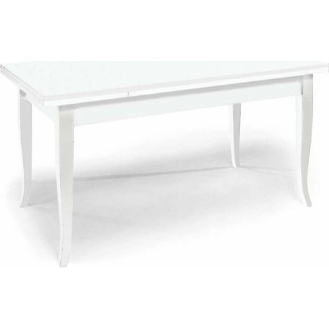 DONNY - tavolo consolle allungabile in legno massello cm 80 X 80/115/150