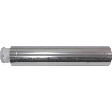 Vaillant Prolunga DN 225/160 1,0 m acciaio inox per sistema di scarico facciata DN 160, 0020095579