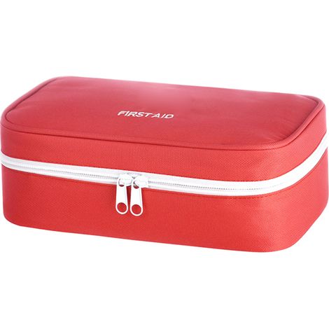 Sac de premiers soins vide léger, trousse d'urgence portable pour médicaments, idéal pour maison, bureau, voiture, extérieur, bateau, camping et randonnée. (1/5)