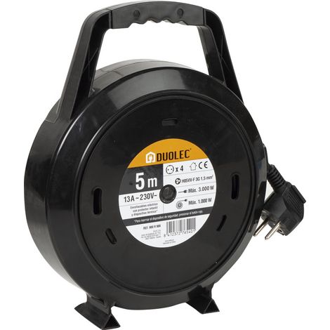 ENROLLACABLE DOMESTICO 5 M MAX. 3000 W - EHLIS (1/4)