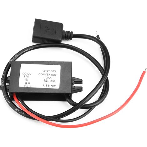 Module d'alimentation abaisseur de tension USB 12 V vers 5 V 3 A (DC-DC Buck Converter) (1/5)