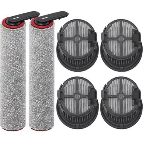 Set mit 6 rotierenden Bürstenfiltern für den Dreame Mova X4 Pro Nass- und Trockensauger – Ersatzteile – Hauptbürste – HEPA-Filter (1/5)