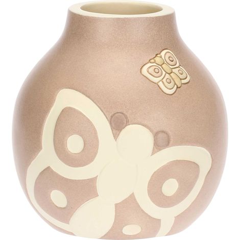 Vaso in ceramica Iconic Elegance rosa, piccolo (1/4)