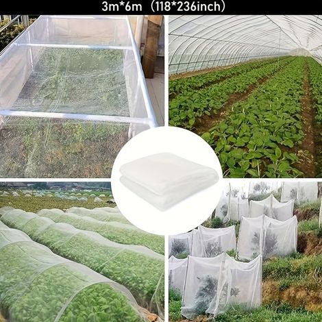 Housse de protection pour plantes de jardin extérieur - Moustiquaire, Barrière de protection, Treillis pour terrasse - Résistante & Respirante - Décoration DIY pour Halloween (1/5)