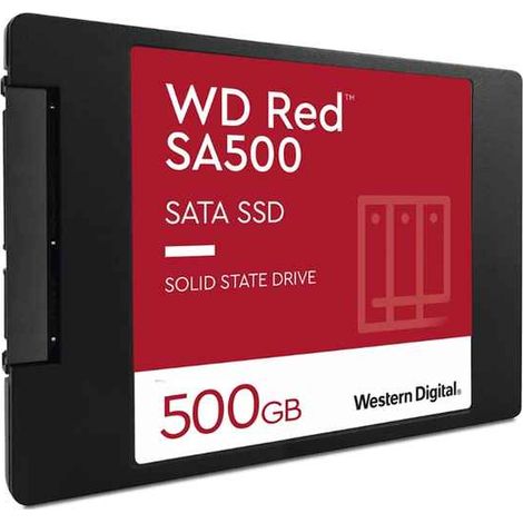 WESTERN DIGITAL SATA-SSD WD Red SA500, 500 Go, 7mm, interne (1/4)