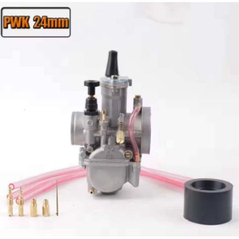 Accesorios para motocicleta Carburador universal 21 24 26 28 30 32 34 mm para carburador de motocicleta para inyección de potencia PWK para carreras para Mikuni Koso ATV (24)-Crezuo (1/4)