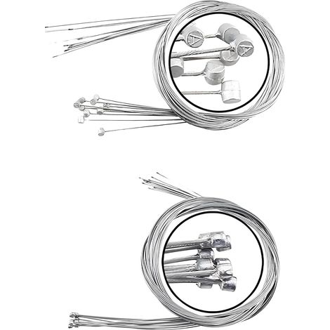 Cable Frein Velo, Cãbles de Frein, Cãbles de Changement, Câble de Frein Avant Et Après Vélo, pour Vtt Et Vélo de Route, Accessoires Avant et Arrière pour Vtt (1/5)