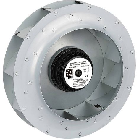 TRU COMPONENTS TC-NA280 Ventilateur radial 230 V/AC 2010 m³/h (Ø x H) 281 mm x 99 mm (1/4)