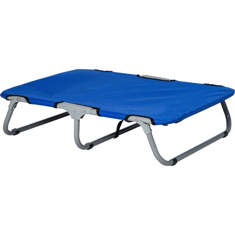 Brandina per Cani Pieghevole 71x58x20 cm, Acciaio Tessuto Oxford, Blu